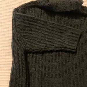 Free People Black Oversized Sweater